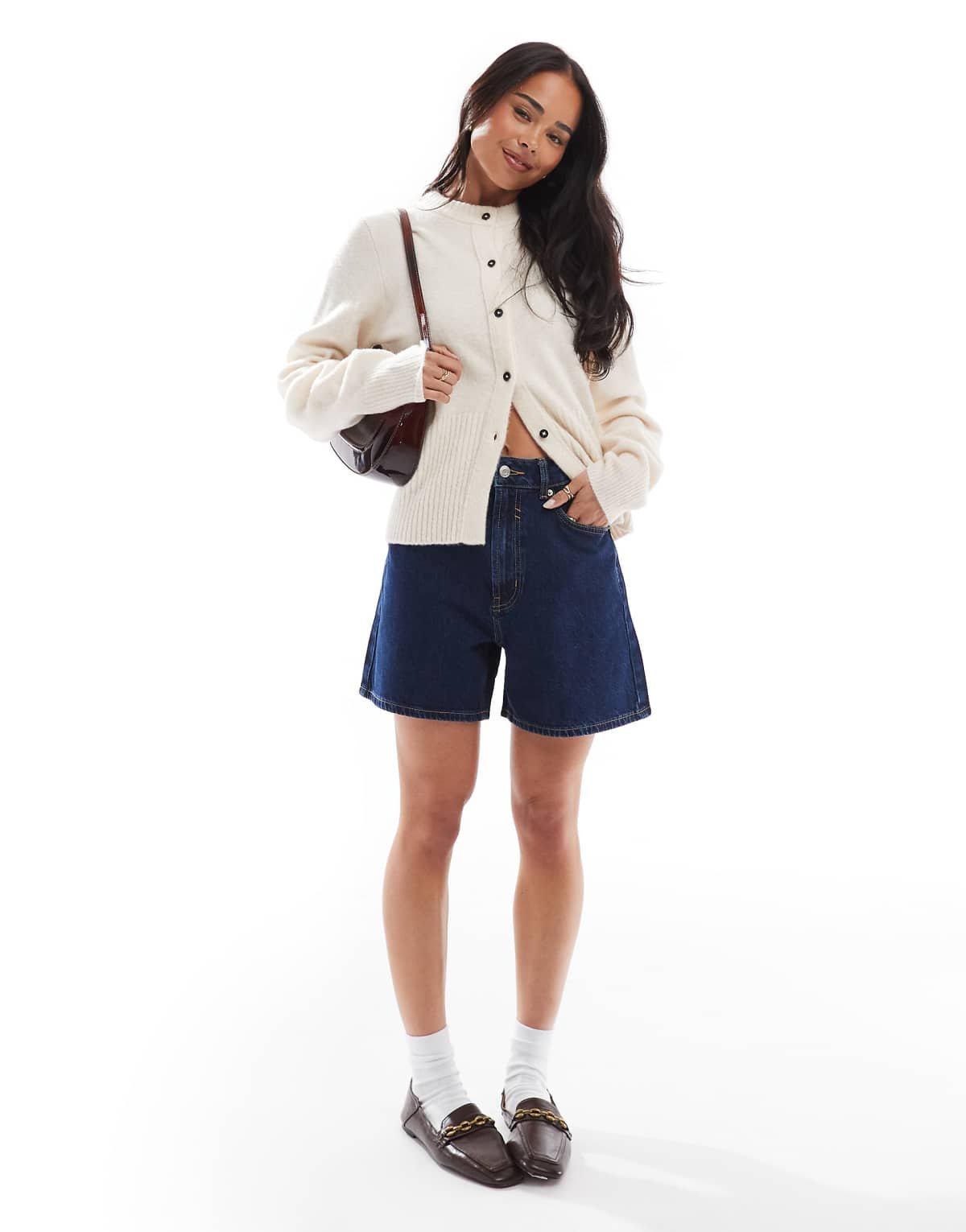 Short dad en jean Brut