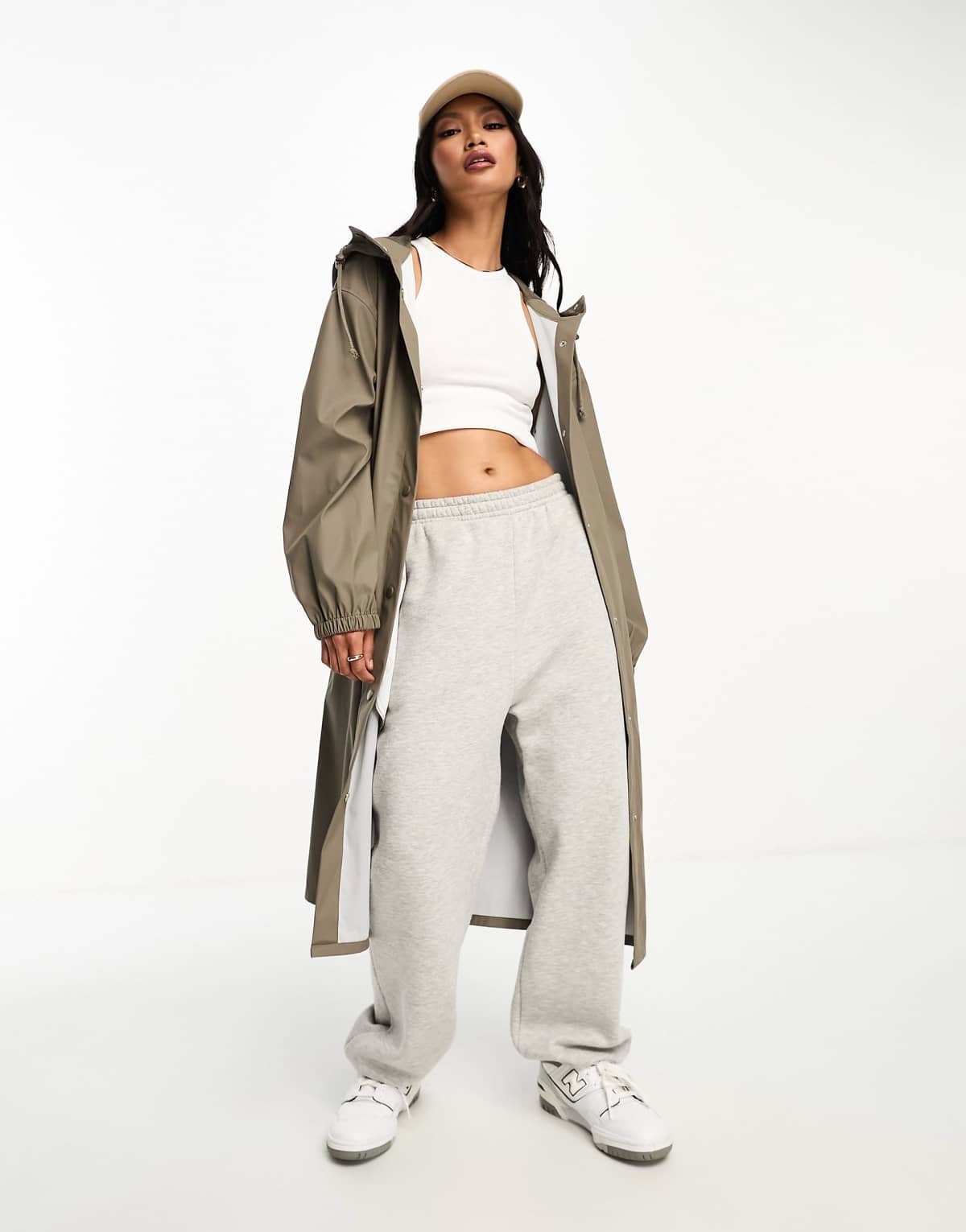Parka caoutchoutée imperméable Champignon