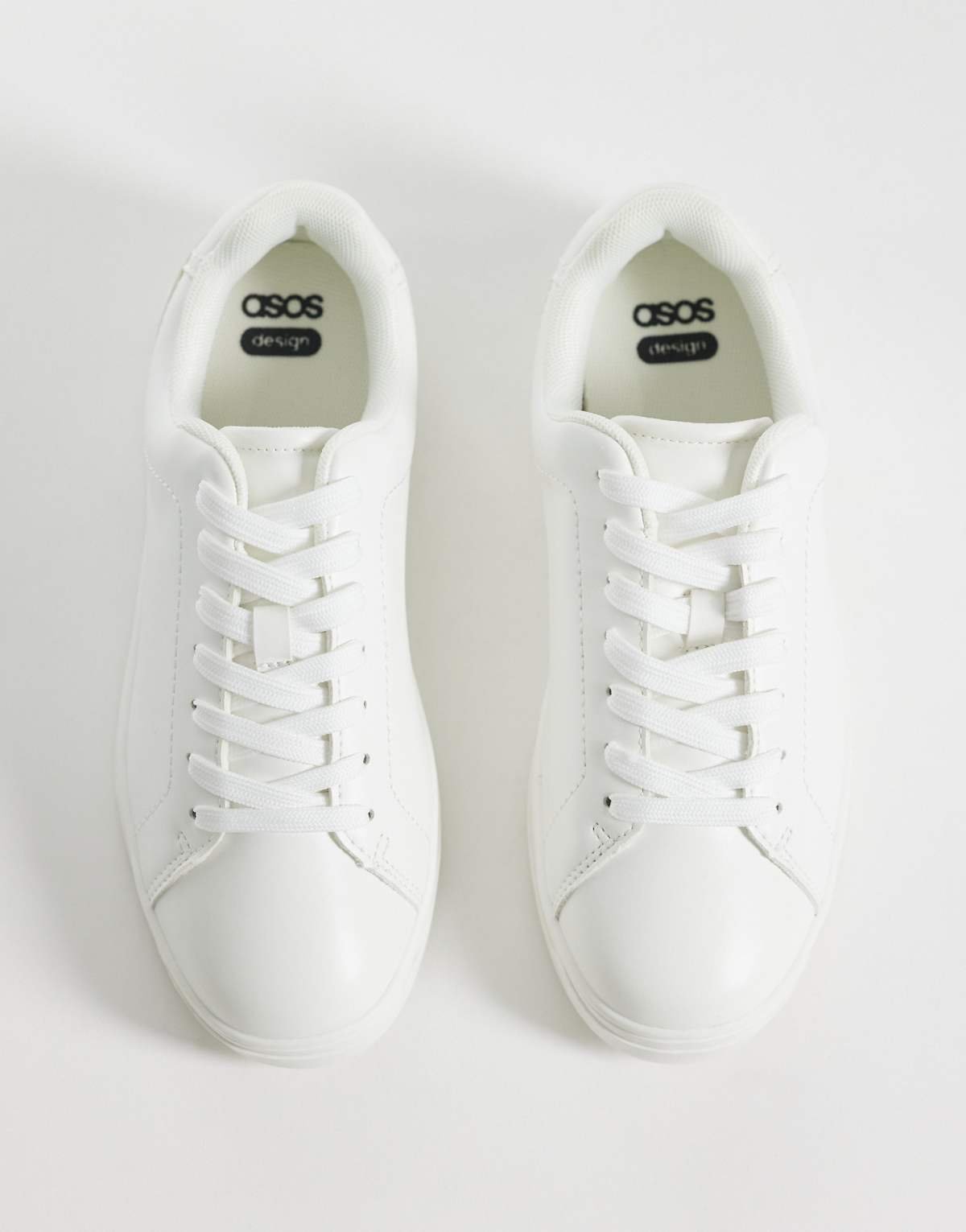Delta Baskets à lacets Blanc