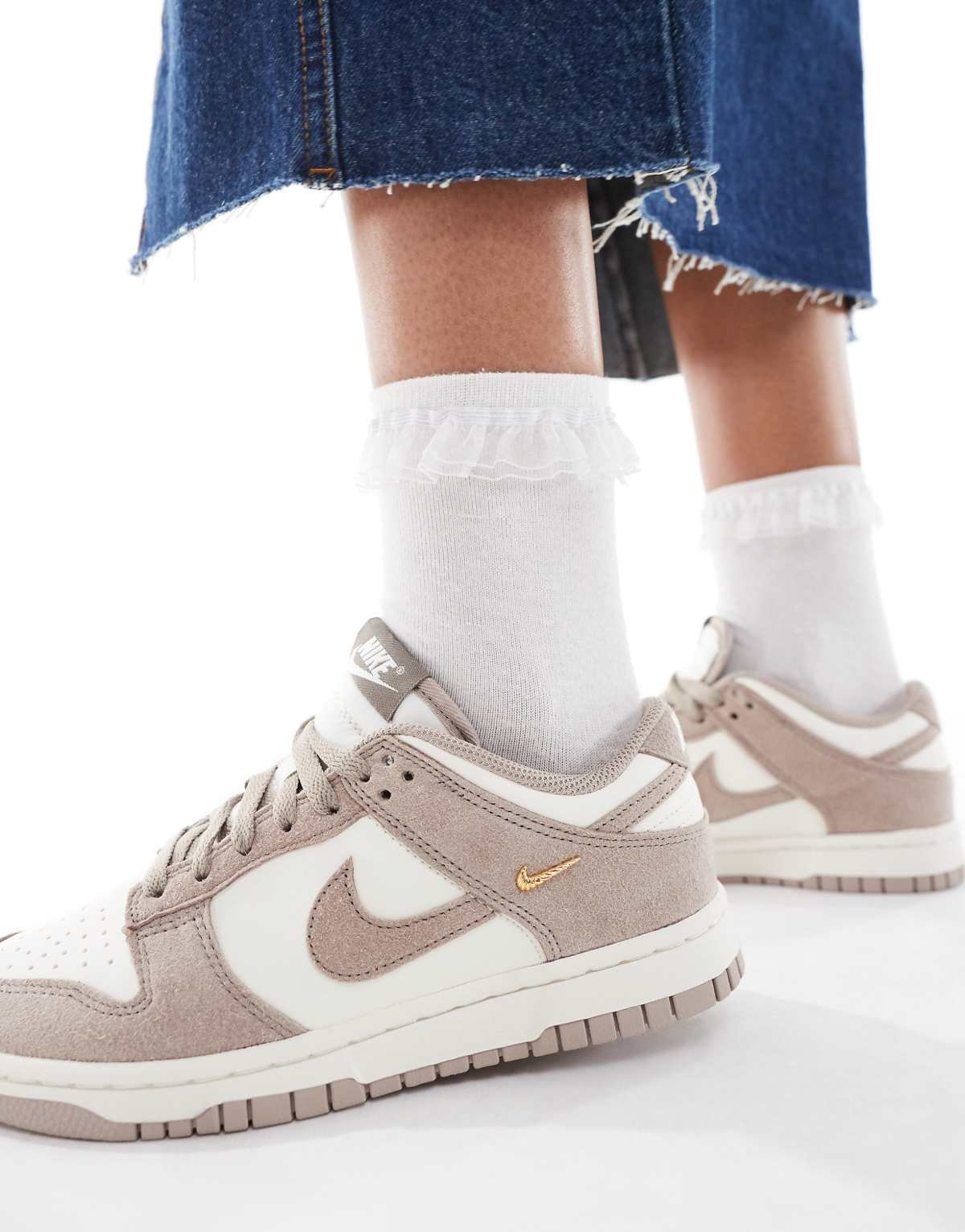 Dunk Low Baskets basses Blanc et beige