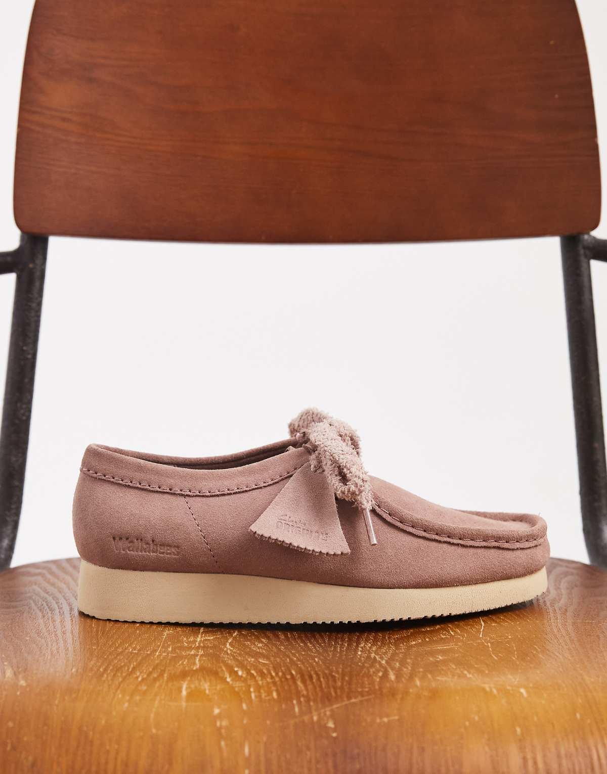 Wallabee Lite Chaussures en daim Vieux rose