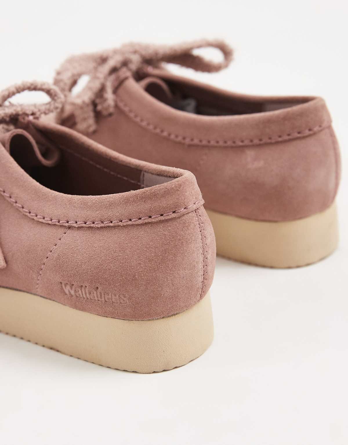 Wallabee Lite Chaussures en daim Vieux rose