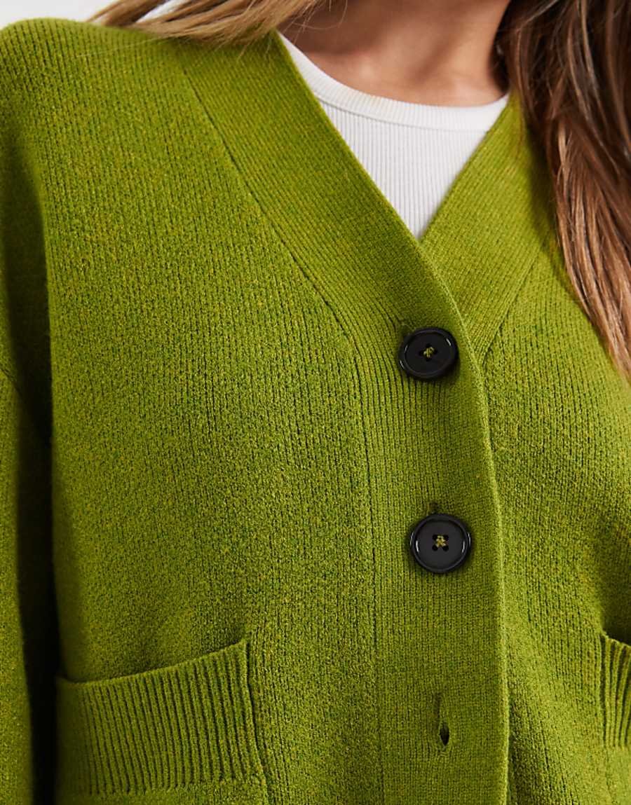 Gilet boyfriend boutonné à poches
