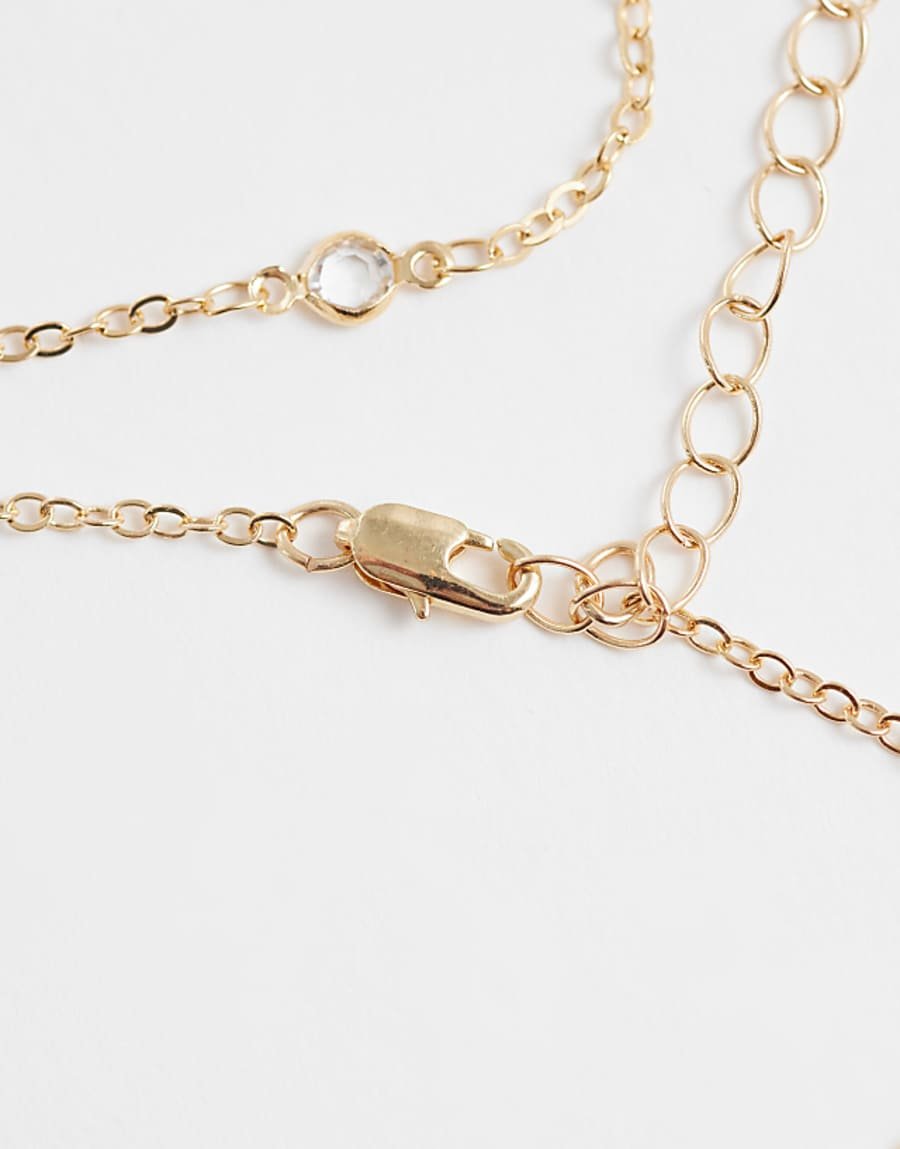 Collier chaîne multi-rangs