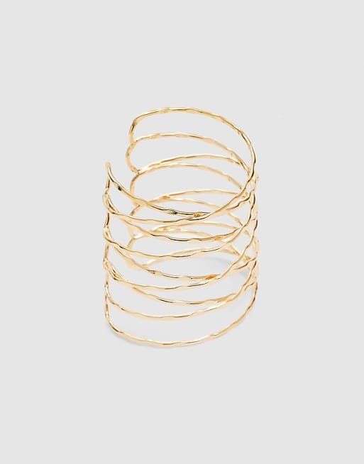 Crossover bangle bracelet