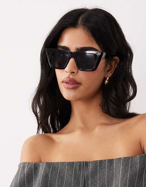 Lunettes de soleil à monture œil de chat