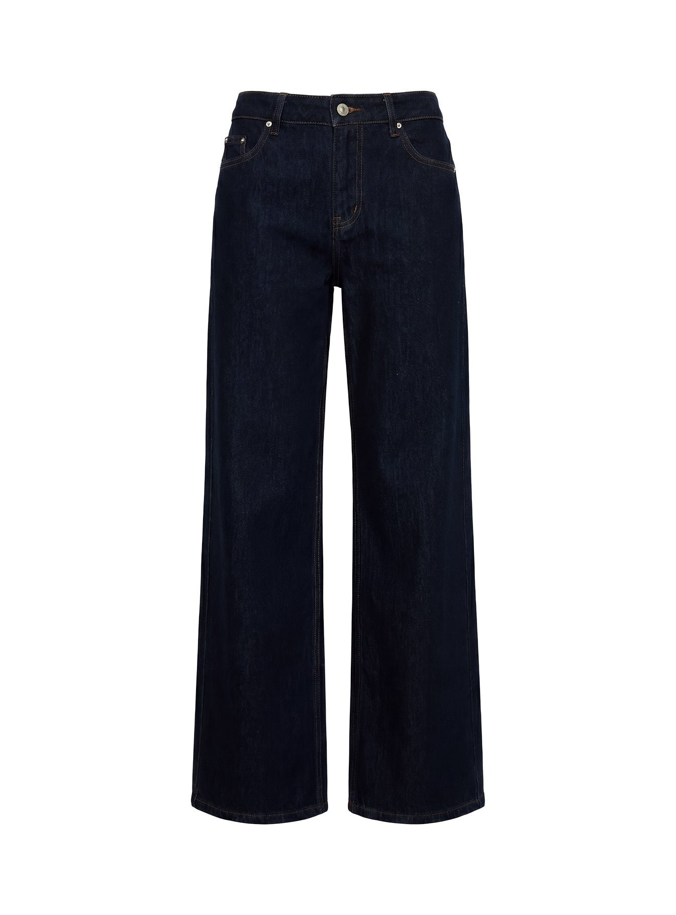 Ellanor Low Rise Straight Leg Jeans Indigo Blue