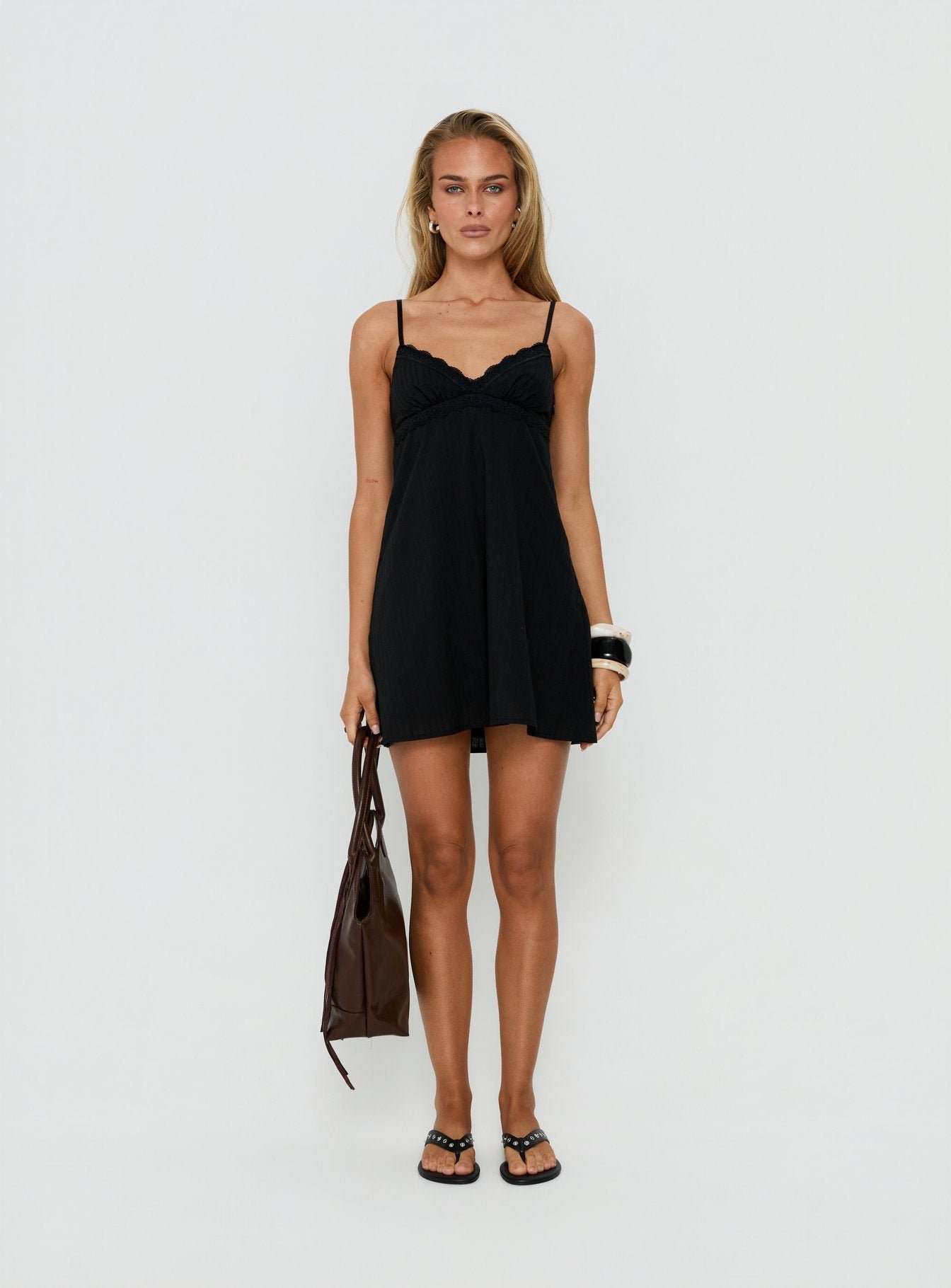 Lunya Mini Dress Black