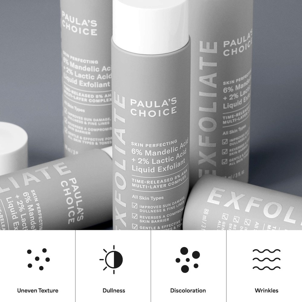 Paula's Choice 6% Mandelic Acid + 2% Lactic Acid AHA Liquid Exfoliant