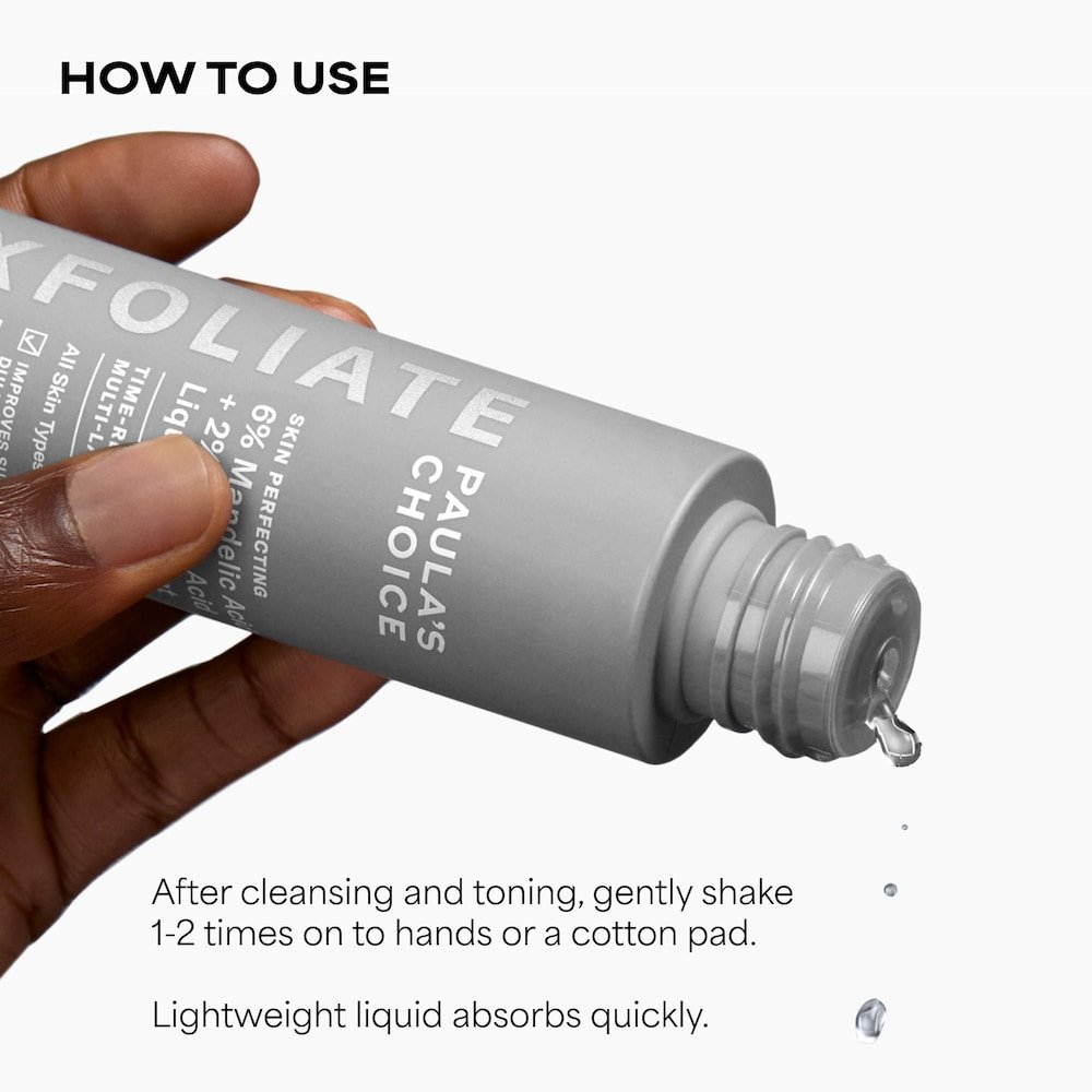 Paula's Choice 6% Mandelic Acid + 2% Lactic Acid AHA Liquid Exfoliant