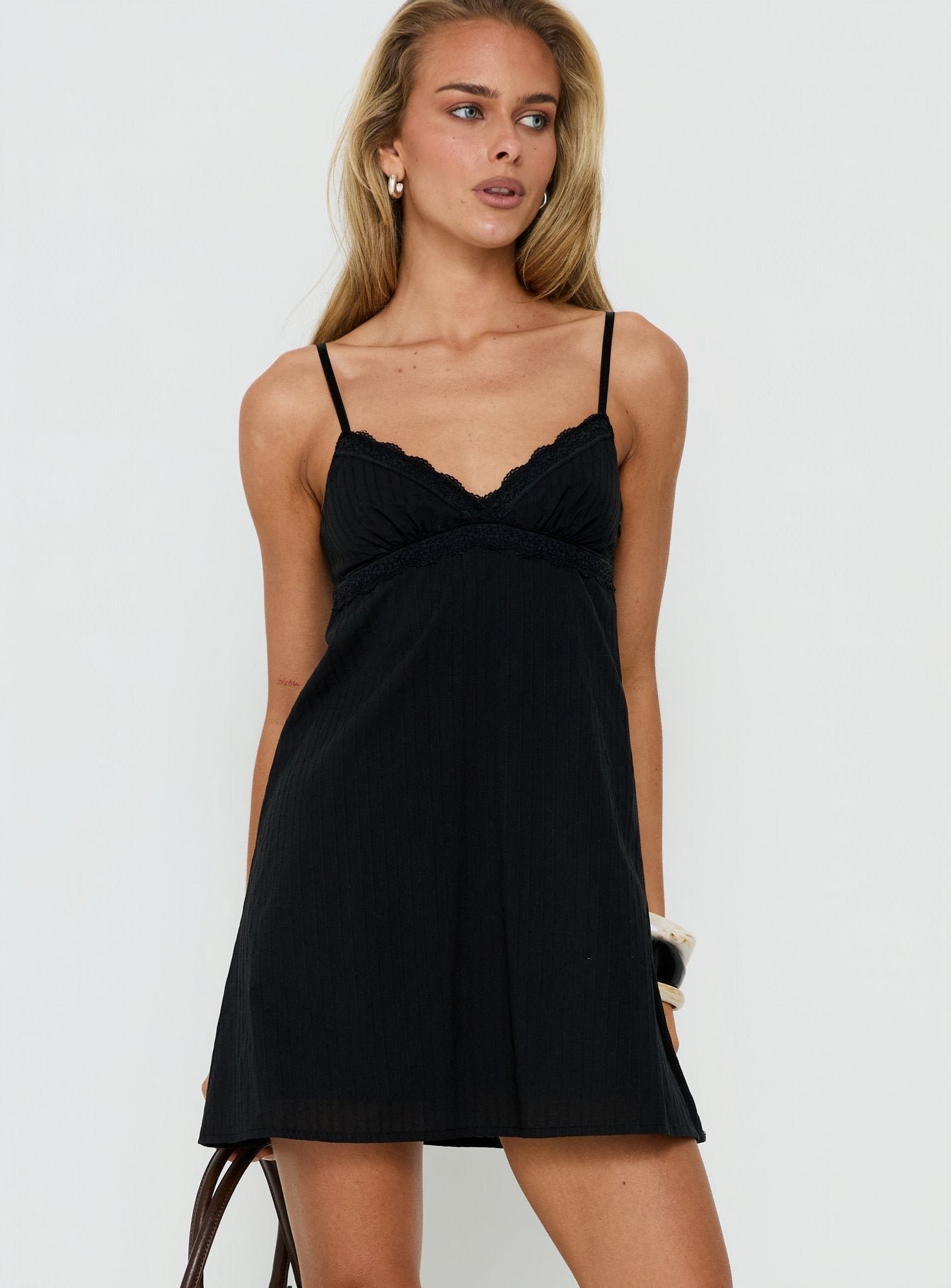 Lunya Mini Dress Black