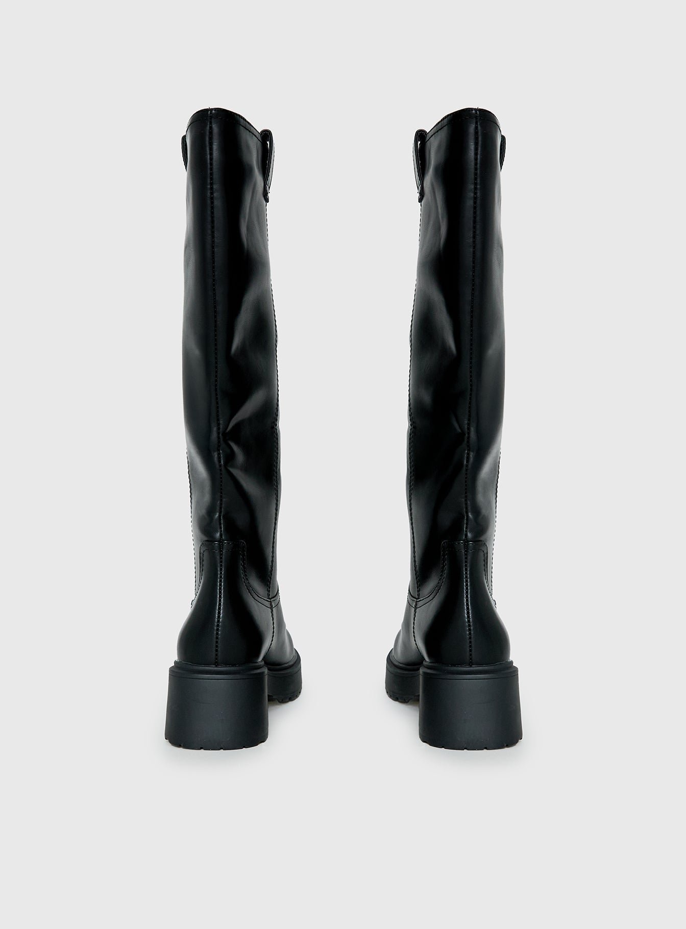 Lucia Knee High Boots Black