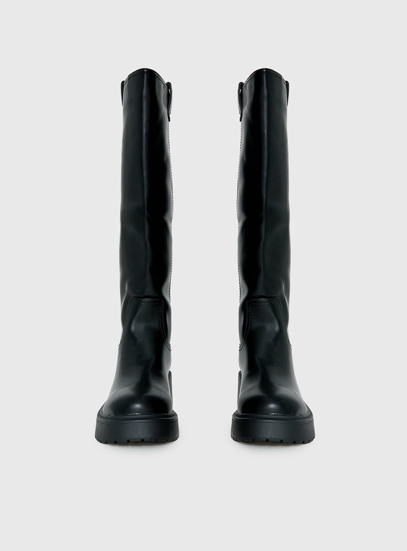 Lucia Knee High Boots Black