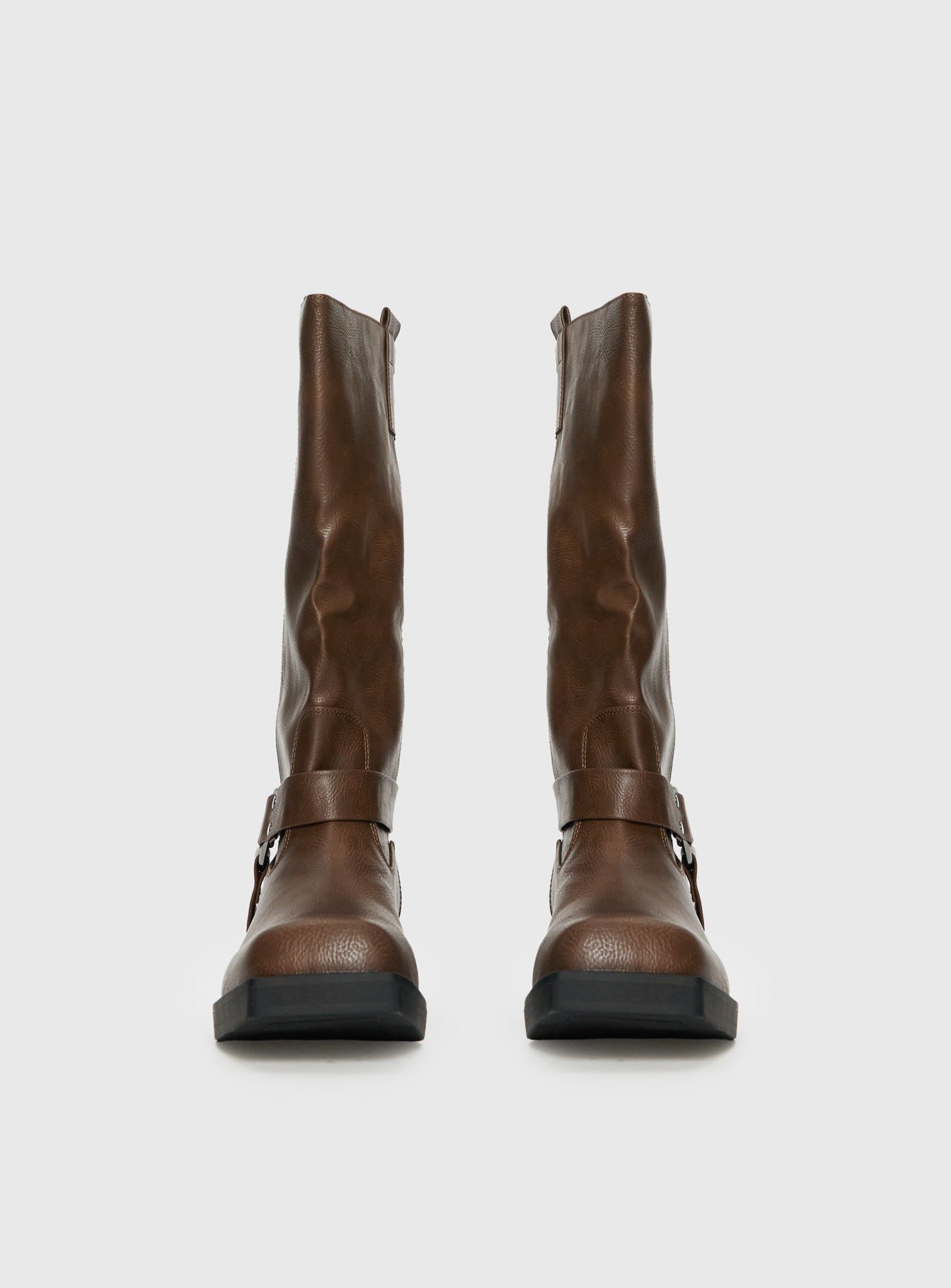 Wrecked Western Boots Brown