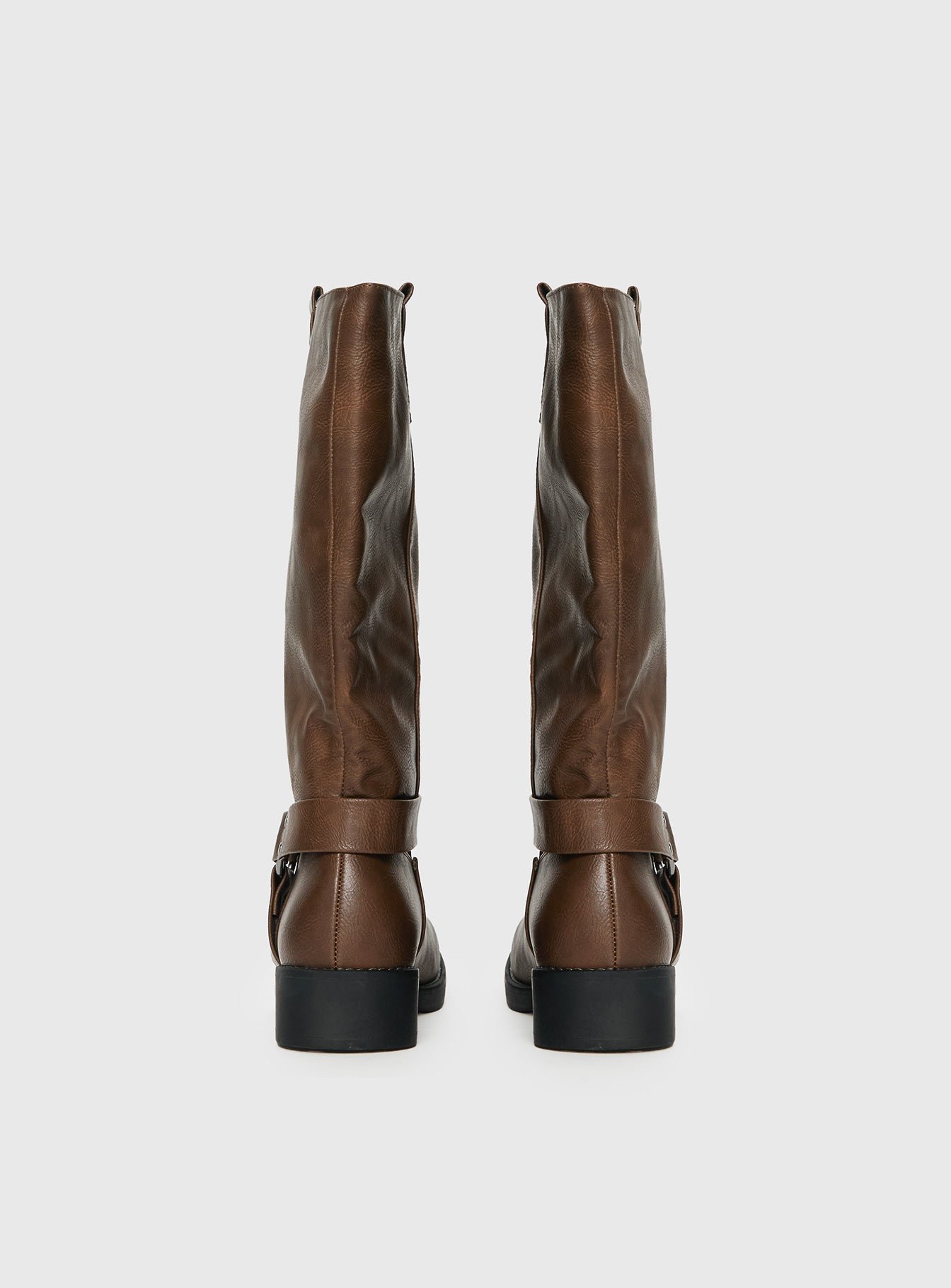 Wrecked Western Boots Brown