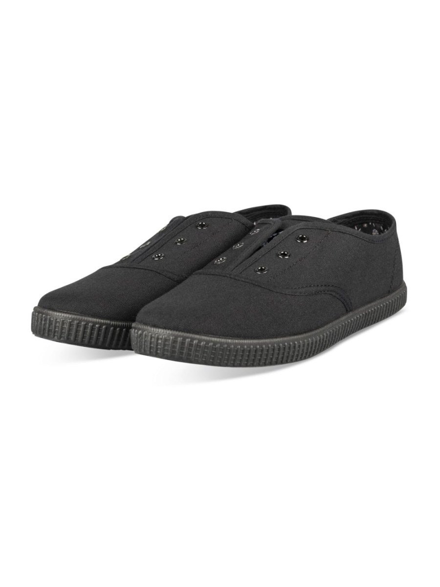 Baskets b toile bla lacets k7el kamlin