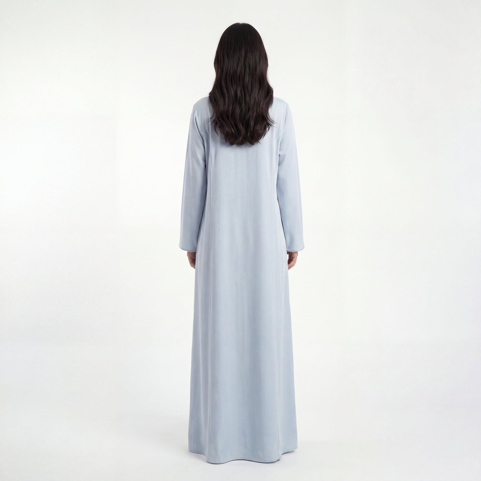 Beaded blue abaya