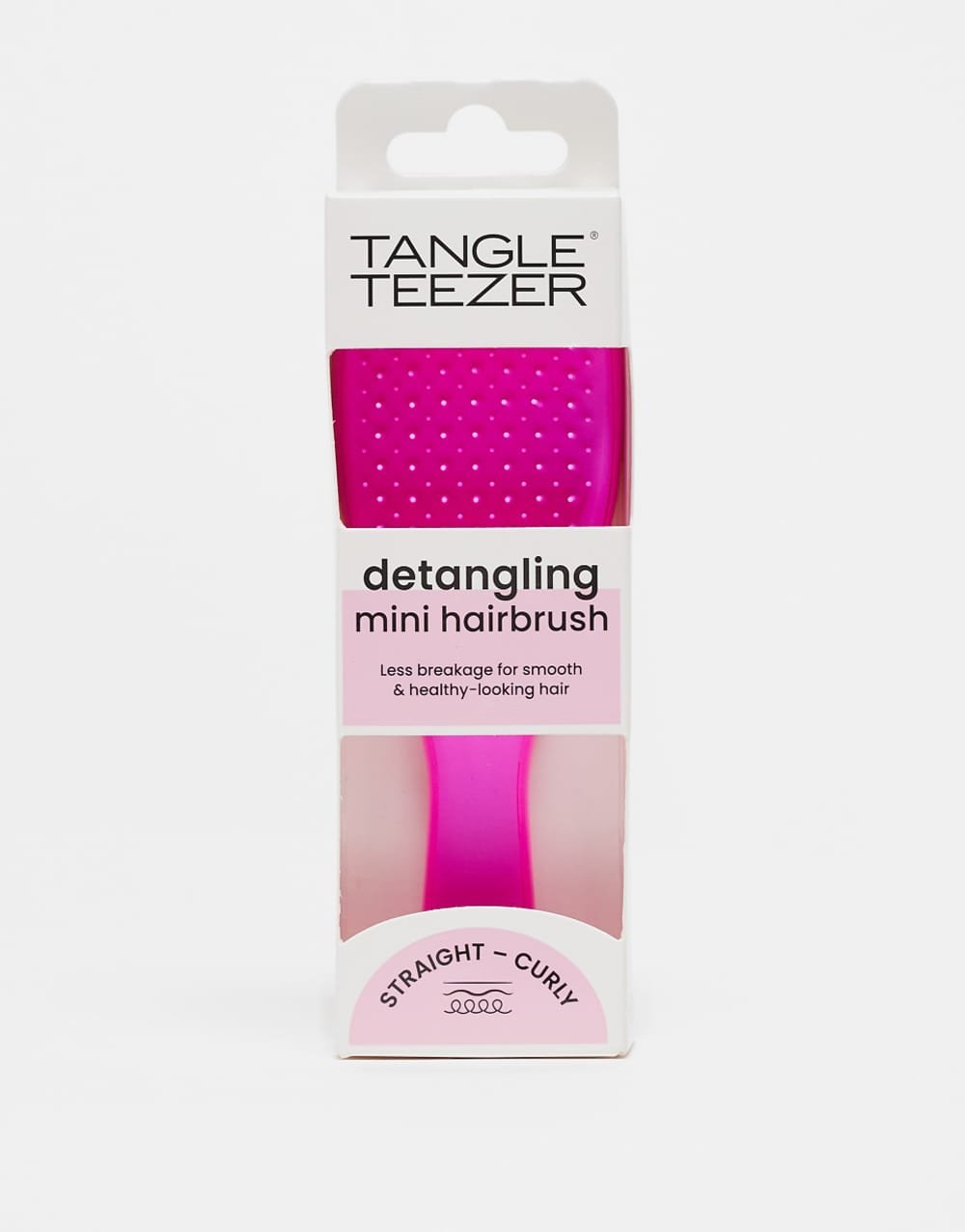 Mini brosse démêlante à double dents - Rose