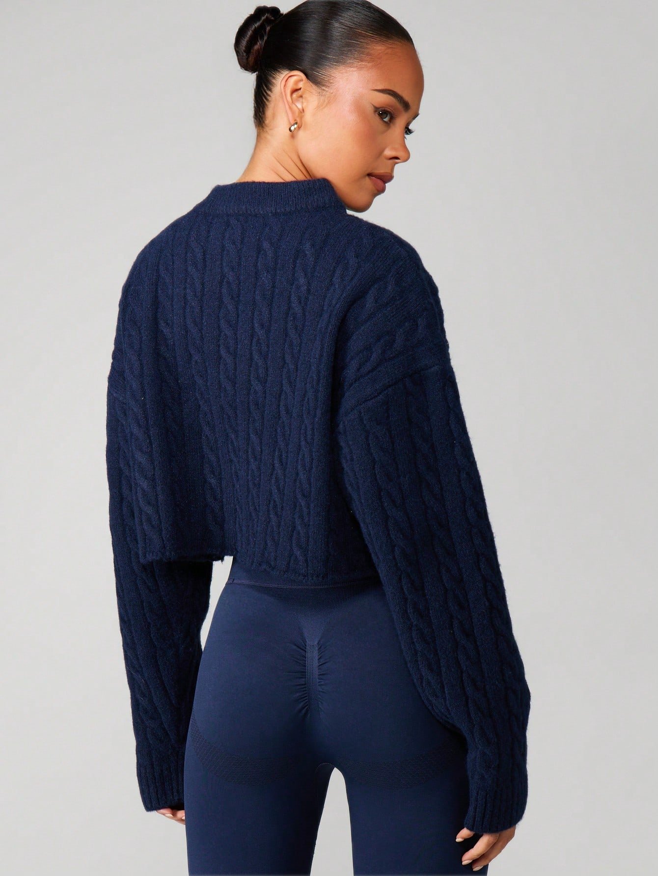 Pull 9sir tricot torsadé b col