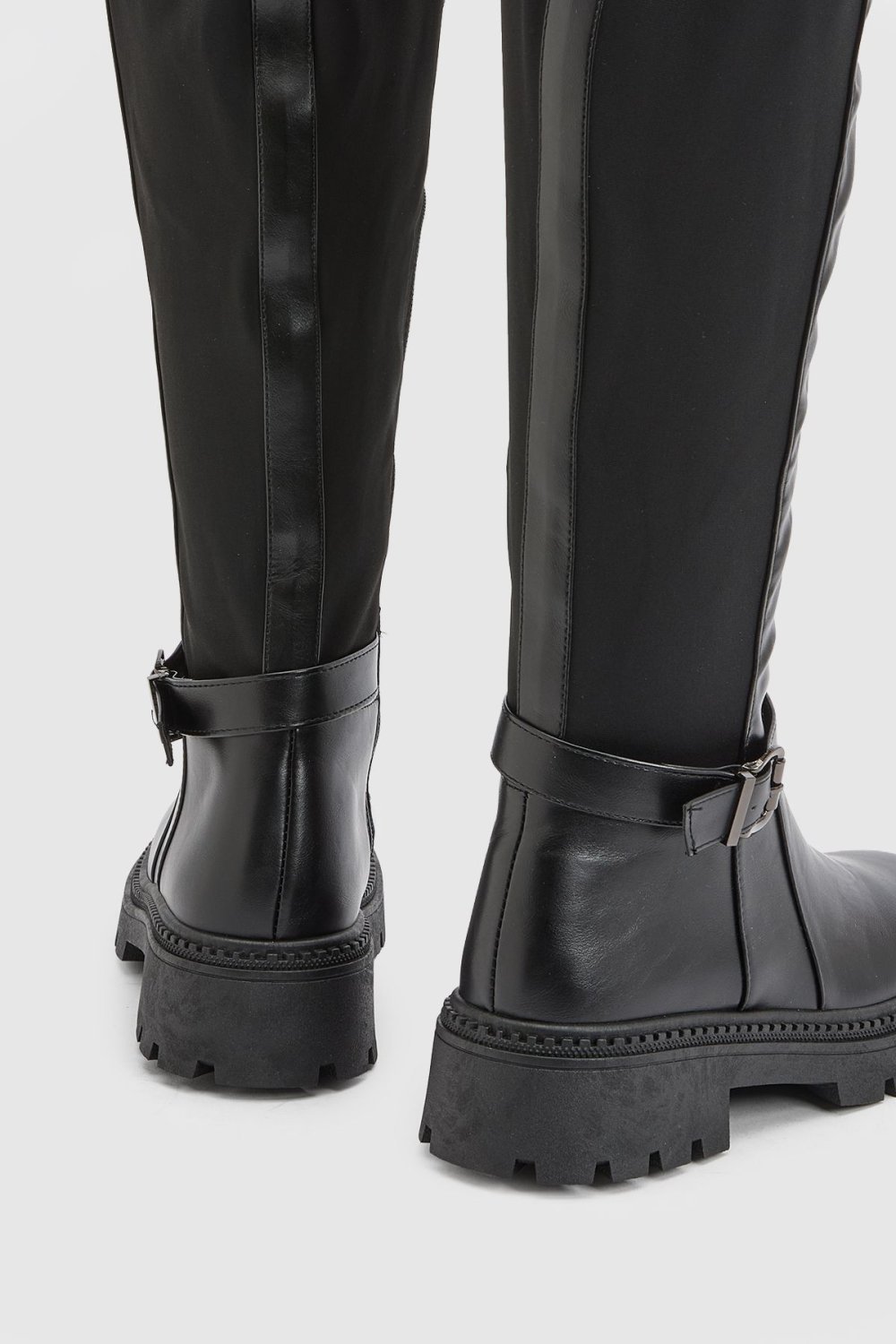 Bottes twal b semelle ghlida b boucle - Pied large