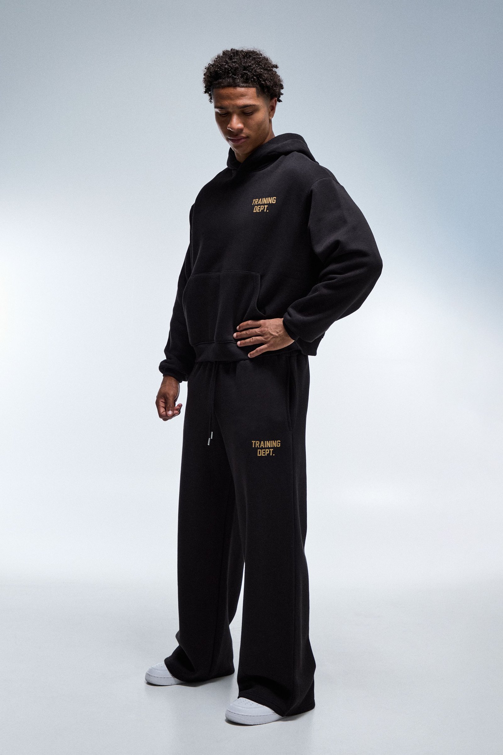 Jogger Jambe Large Doré Training Dept