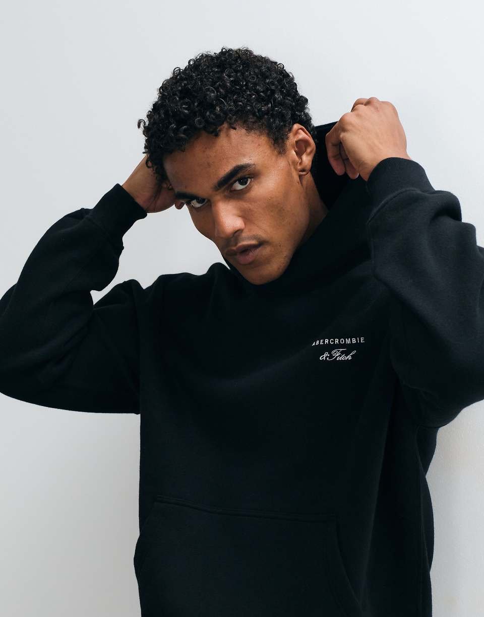 Hoodie oversize b logo script - K7el
