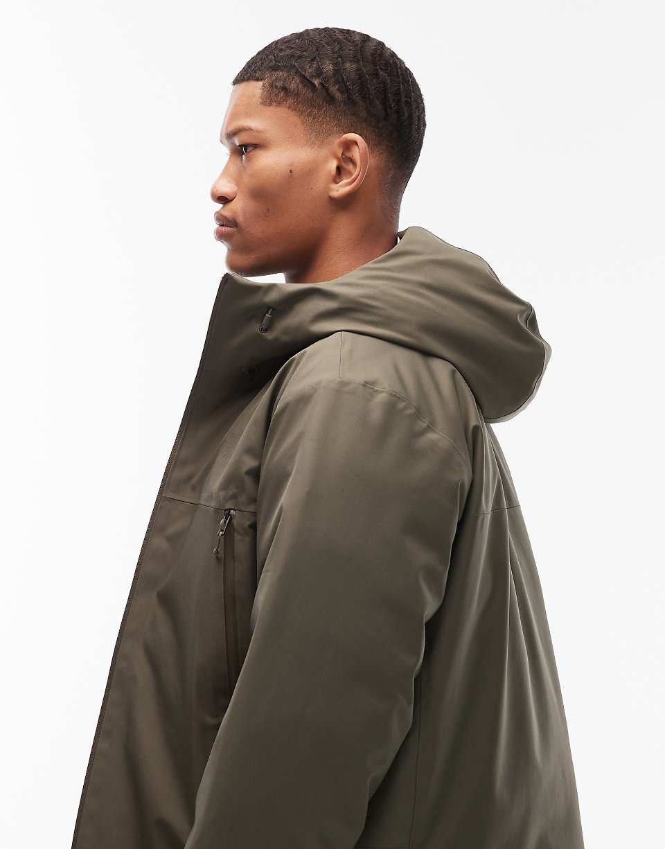 MTN Range - Parka chaude imperméable à capuche - Vert