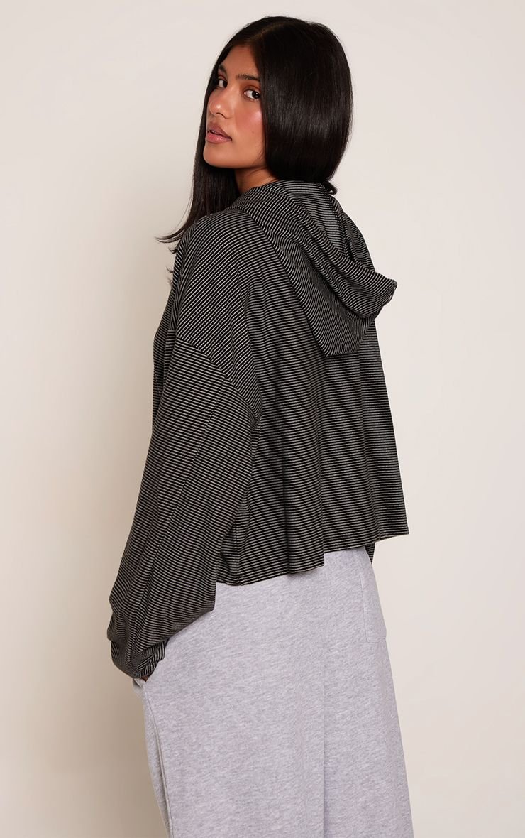 Veste polaire douce zippée à rayures