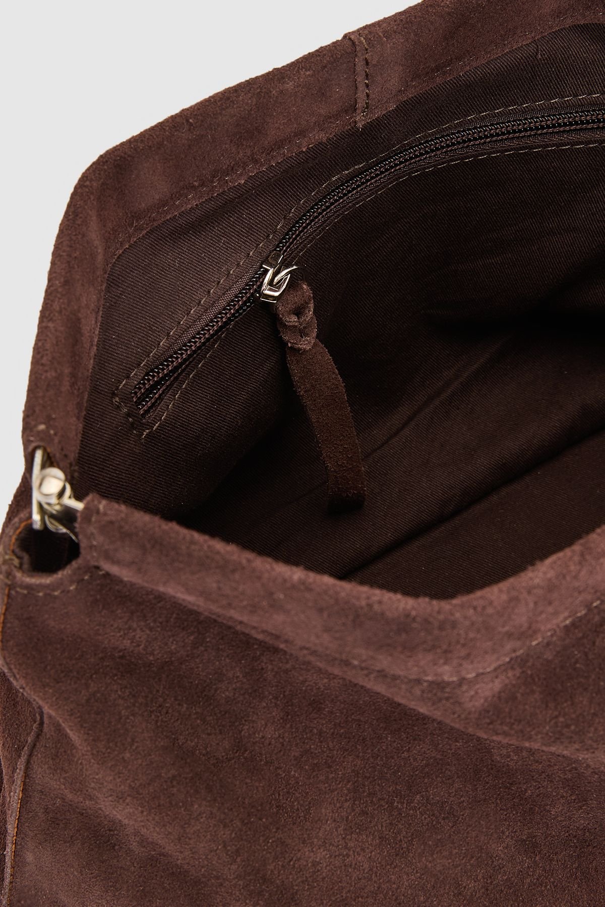 Pochette enveloppe b daim - Chocolat