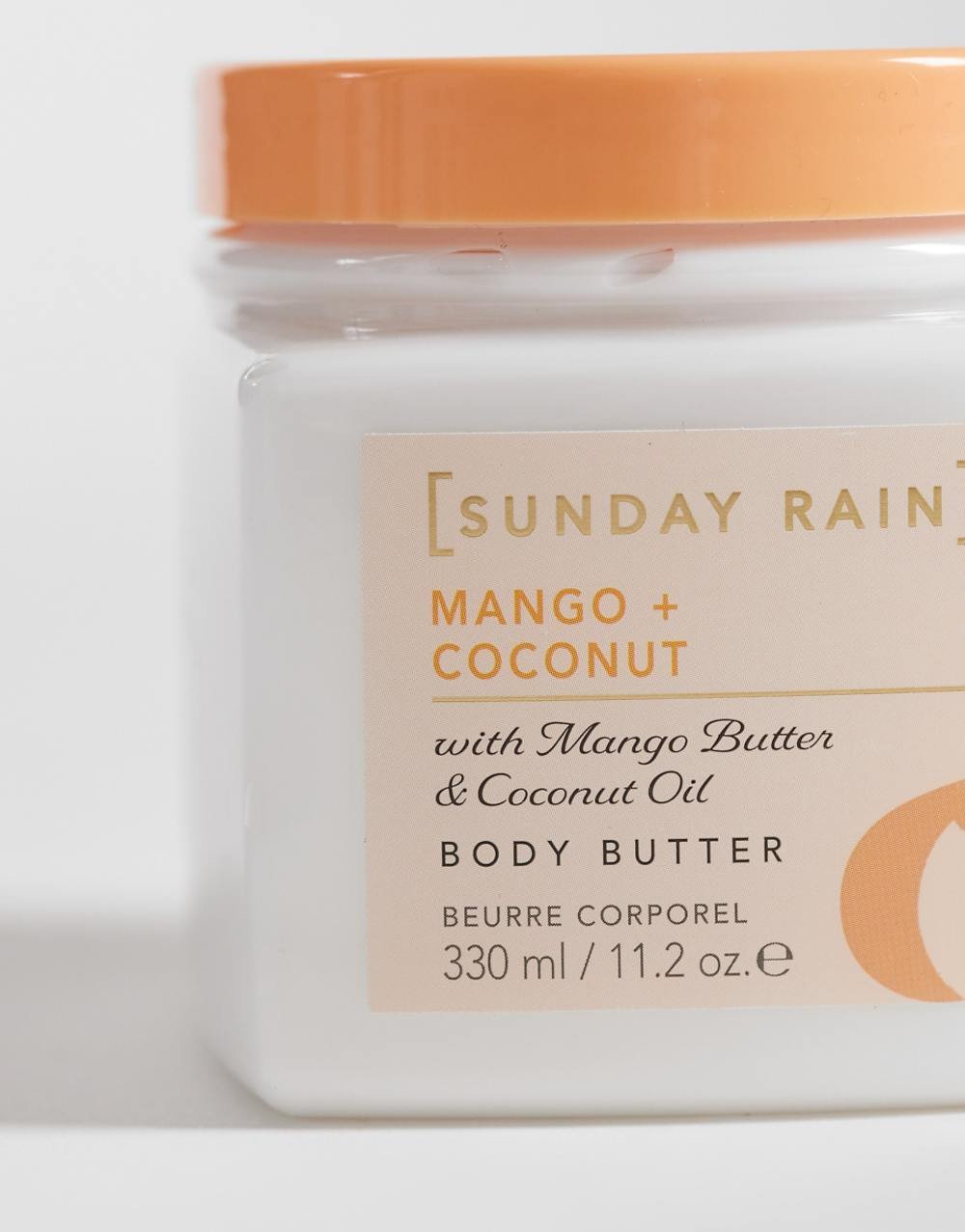 Mango and coconut body butter