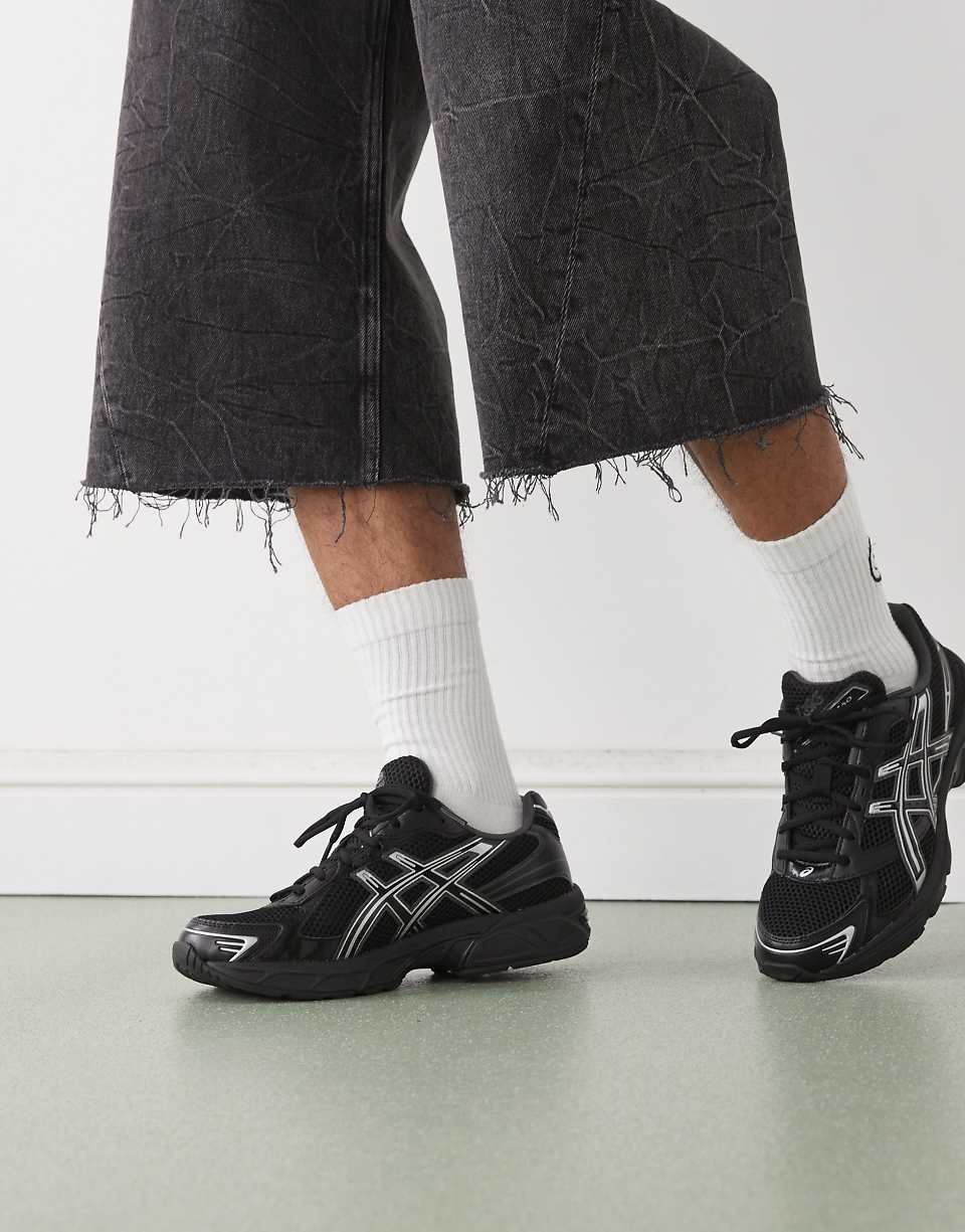 Baskets Gel-1130 noir et argent