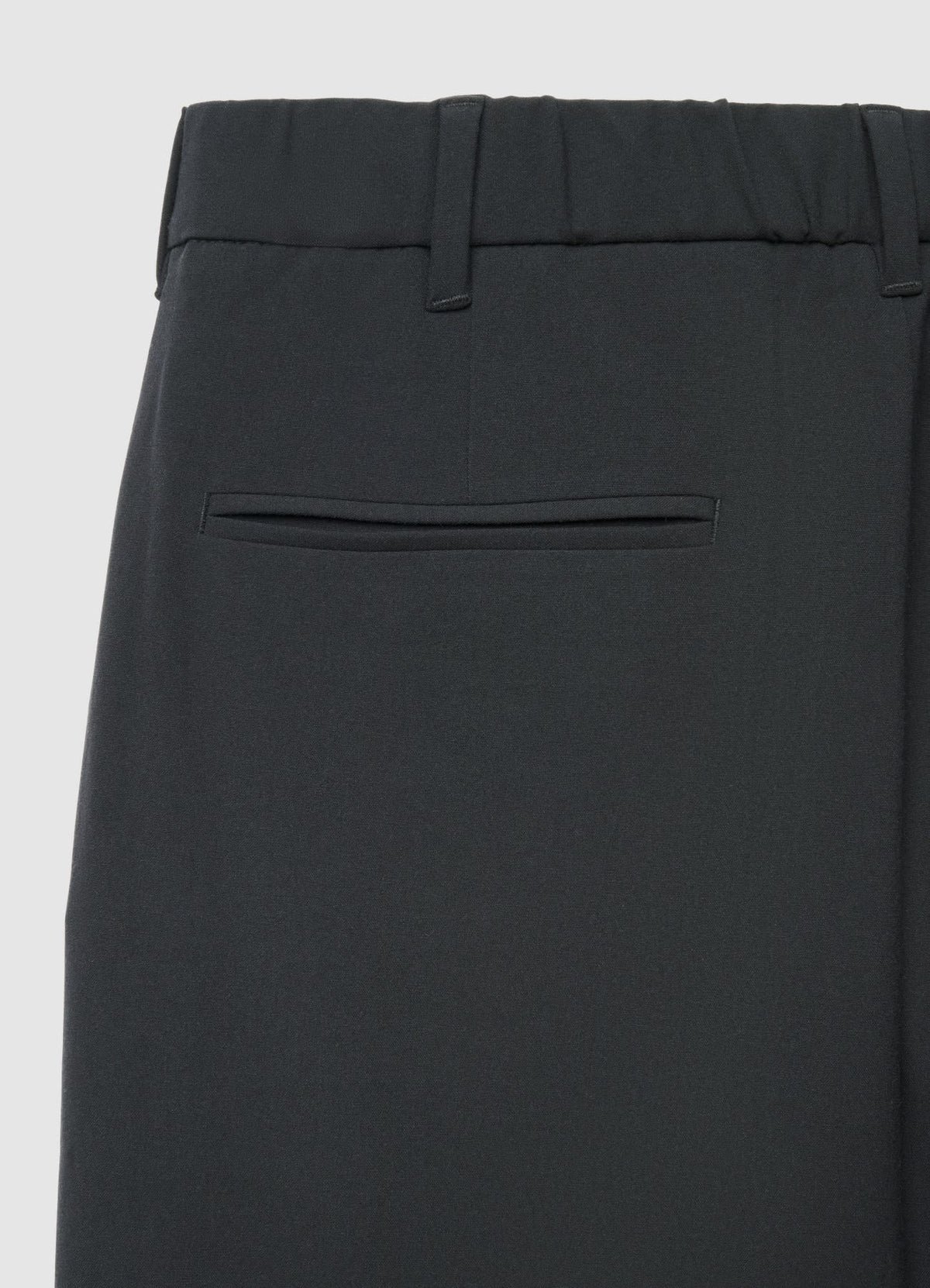 Pantalon large à taille élastique au dos