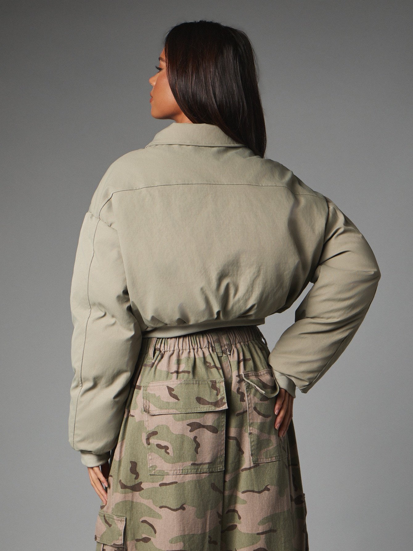 Doudoune qsira matelassée b col chemise