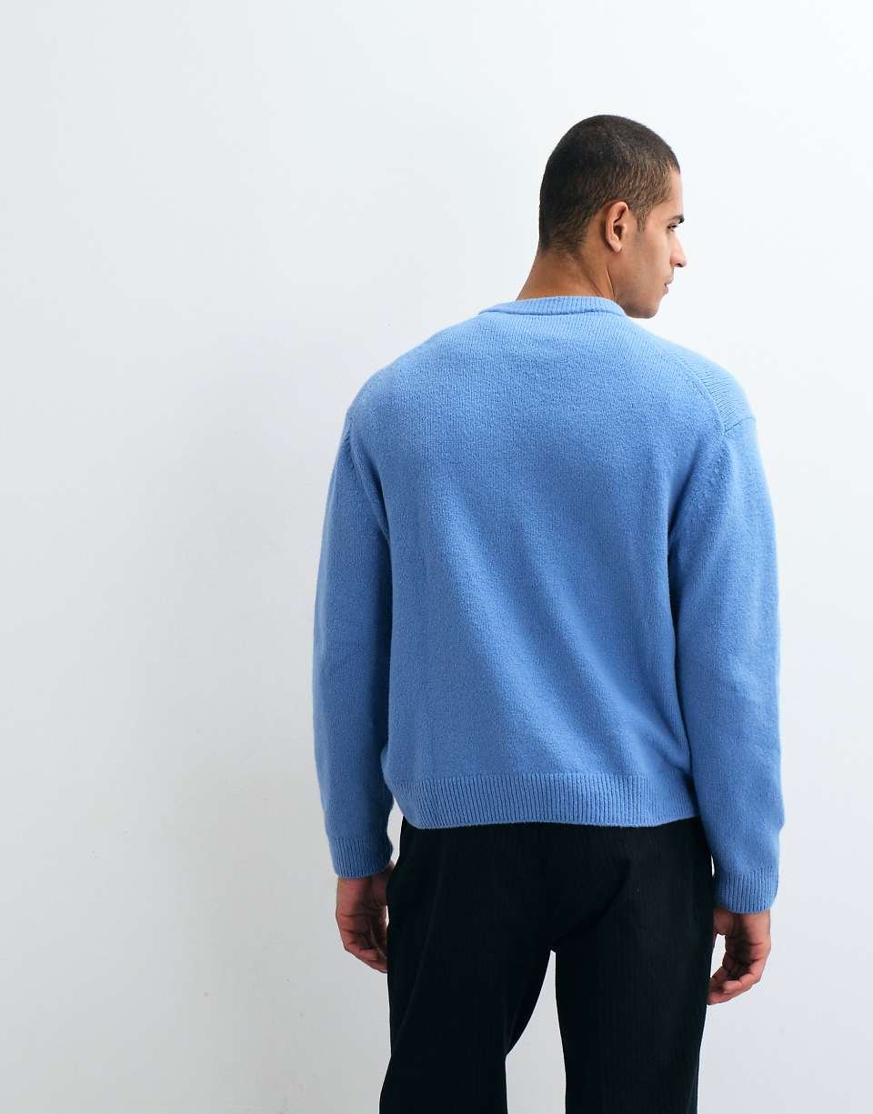 Pull col rond b 9ten mkhellet - Zre9 poussiéreux
