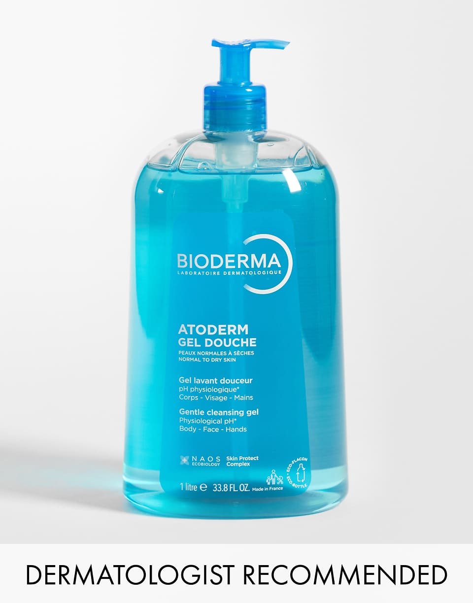 Atoderm gel douche doux pour le corps pour peau normale/sèche 1 L