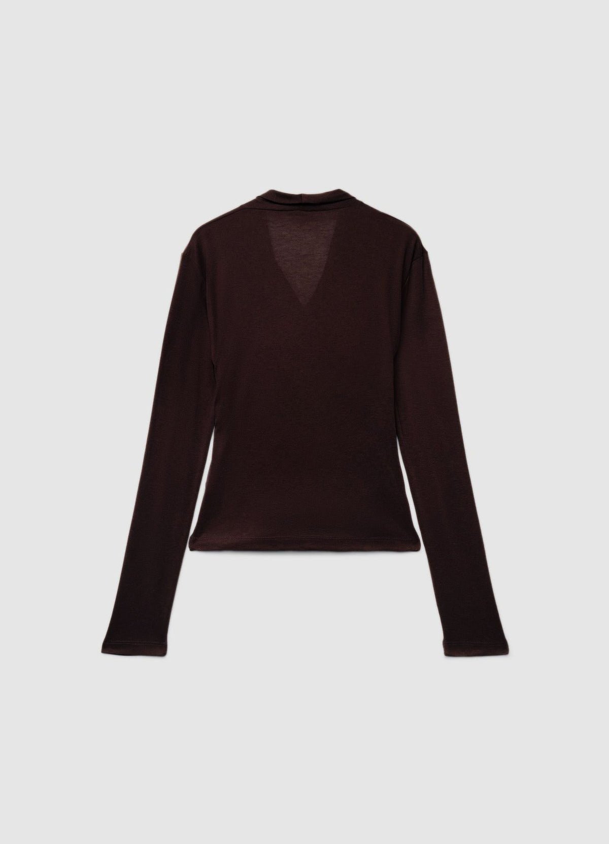 Ruched wrap-front top