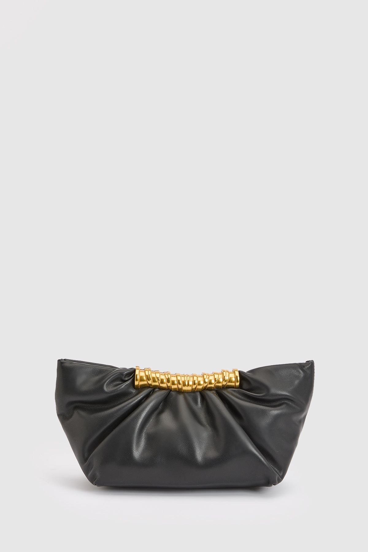 Pochette plissée b tafsil métallique
