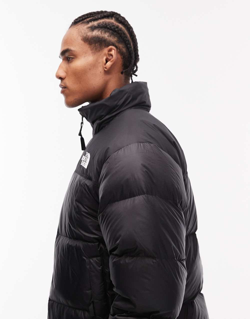 Retro Nuptse down jacket in black