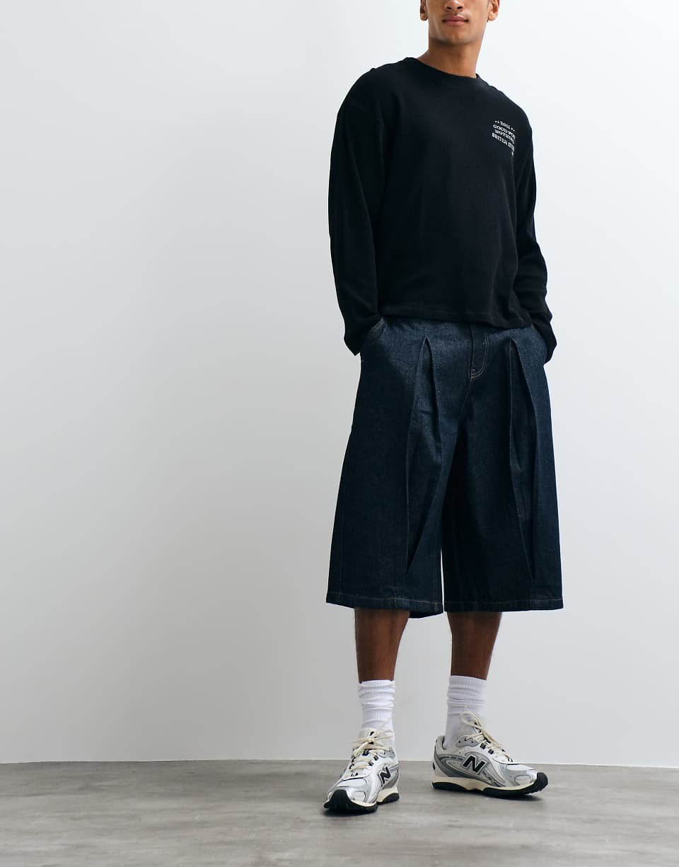 Jort oversize en jean indigo
