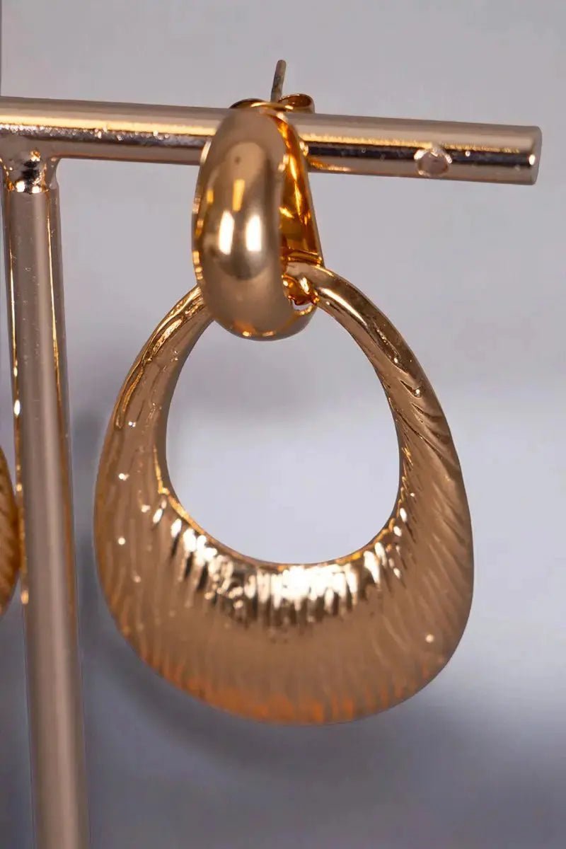 Boucles d'oreilles dormeuses goutte mdehba