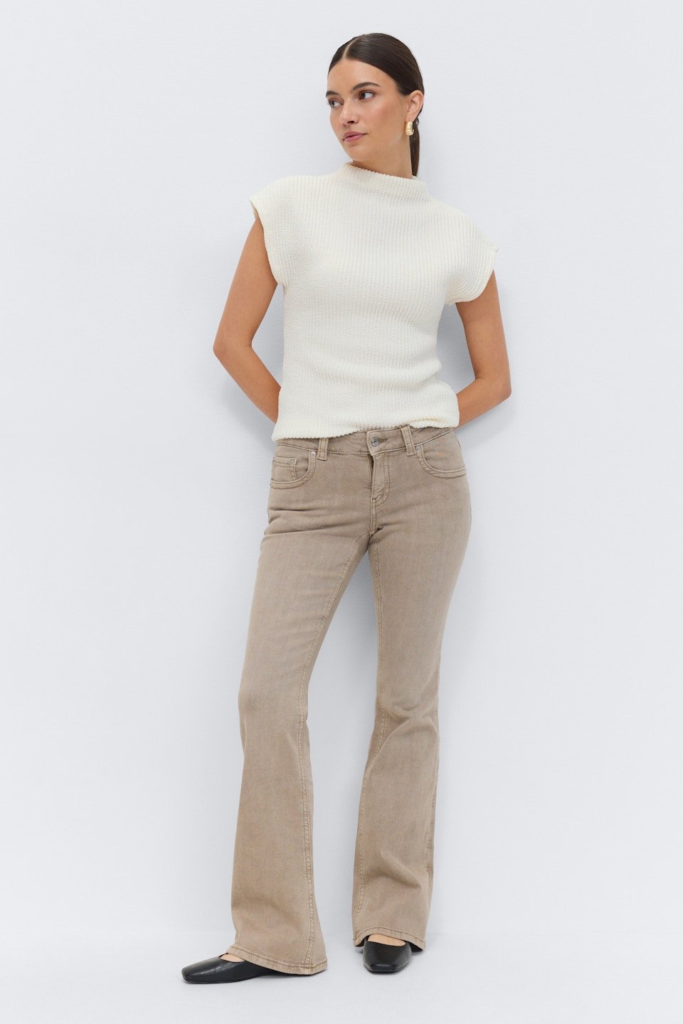Jean bootcut taille basse