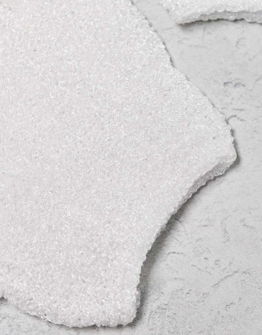 Exfoliating gloves - White