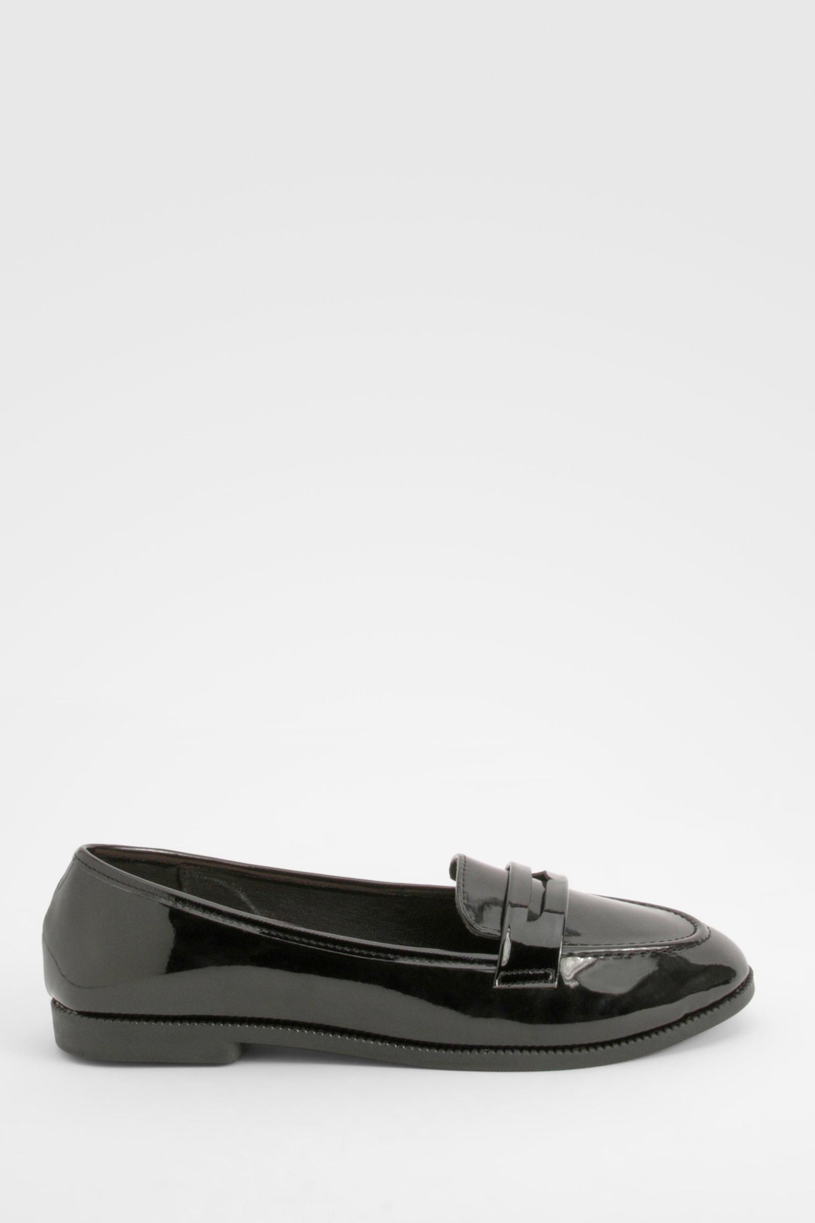 Mocassins vernis - Pied large
