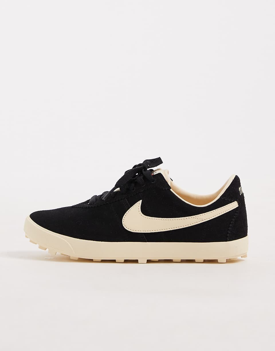 Astrograbber suede trainers in black