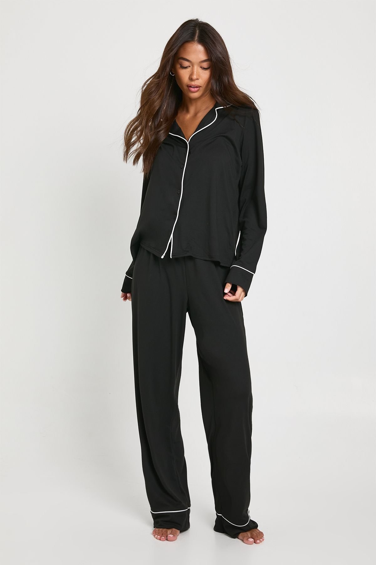 Ensemble pyjama chemise à manches longues