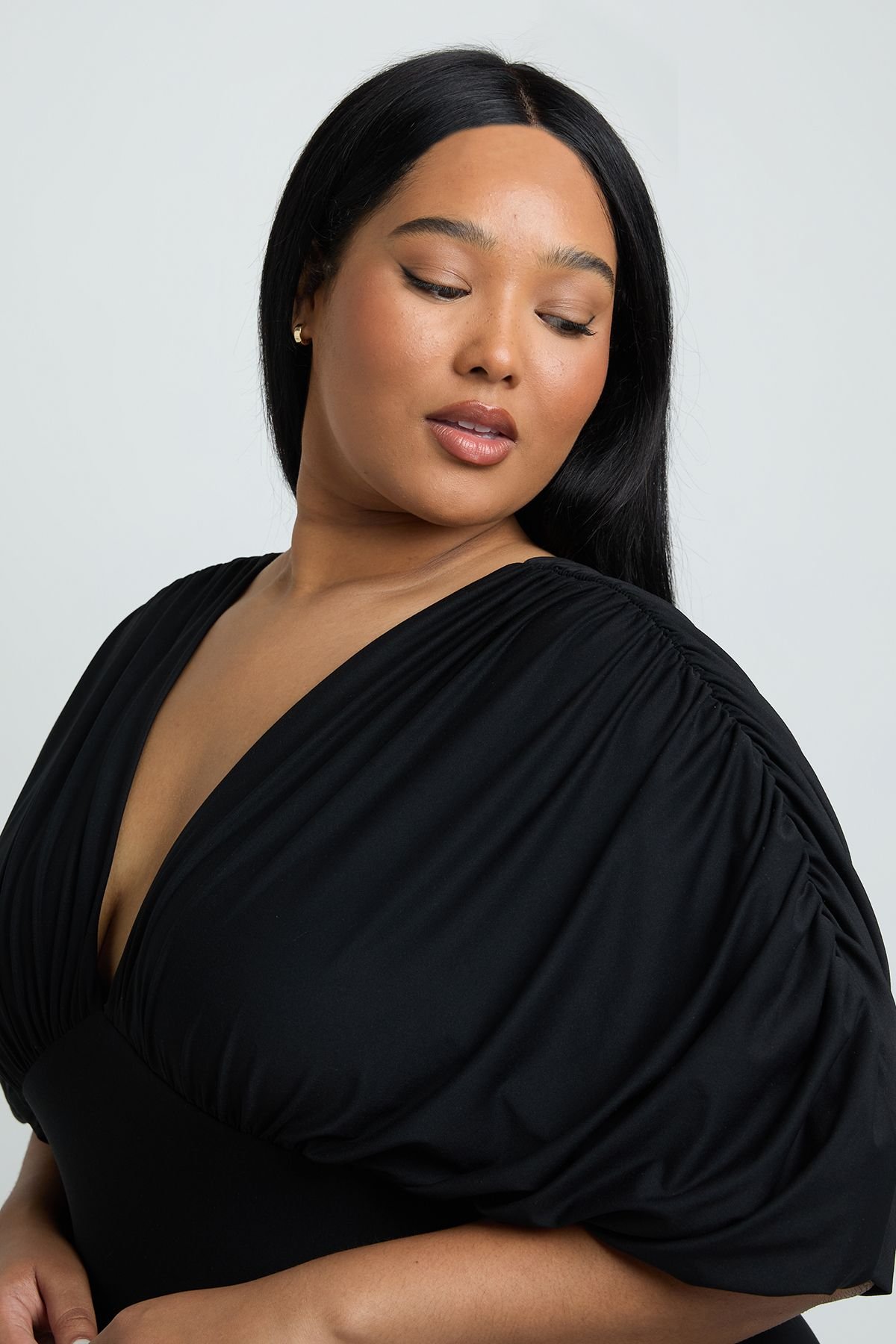 Robe à manches chauve-souris - Grande taille