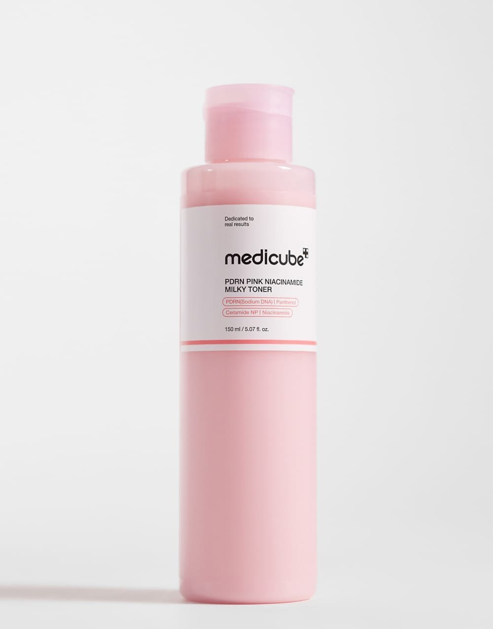 Lotion tonique lactée rose niacinamide PDRN