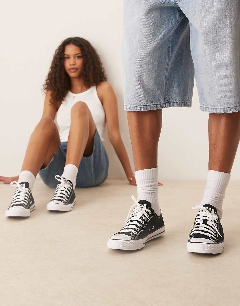 حذاء رياضي Chuck Taylor All Star Ox باللون الأسود