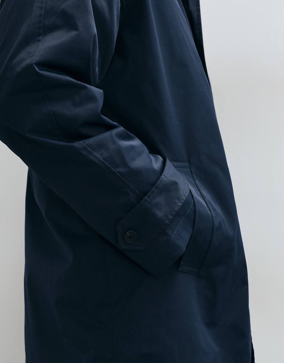 Trench oversize bleu marine
