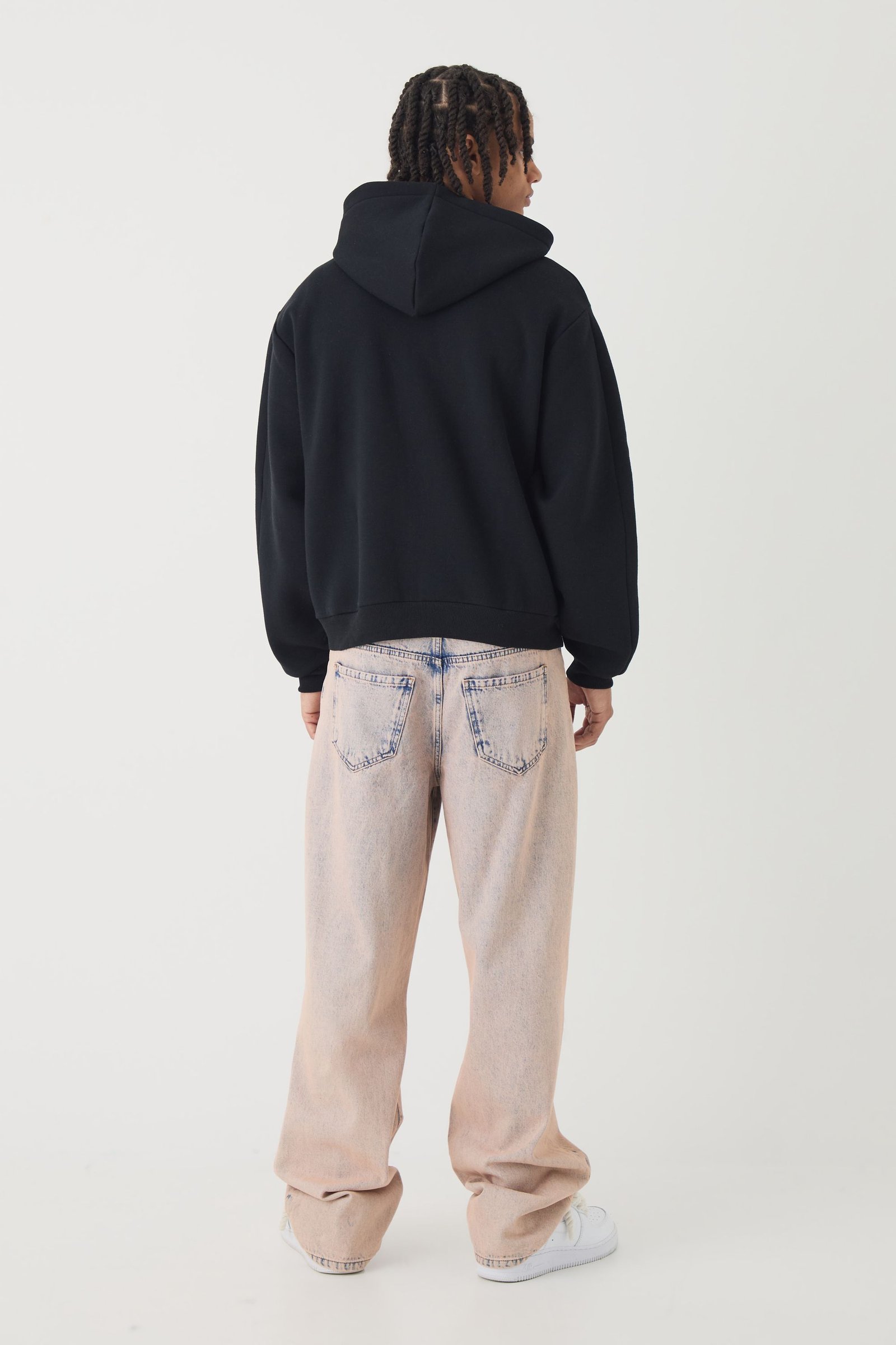 Sweat b capuche b zip oversize b njoum